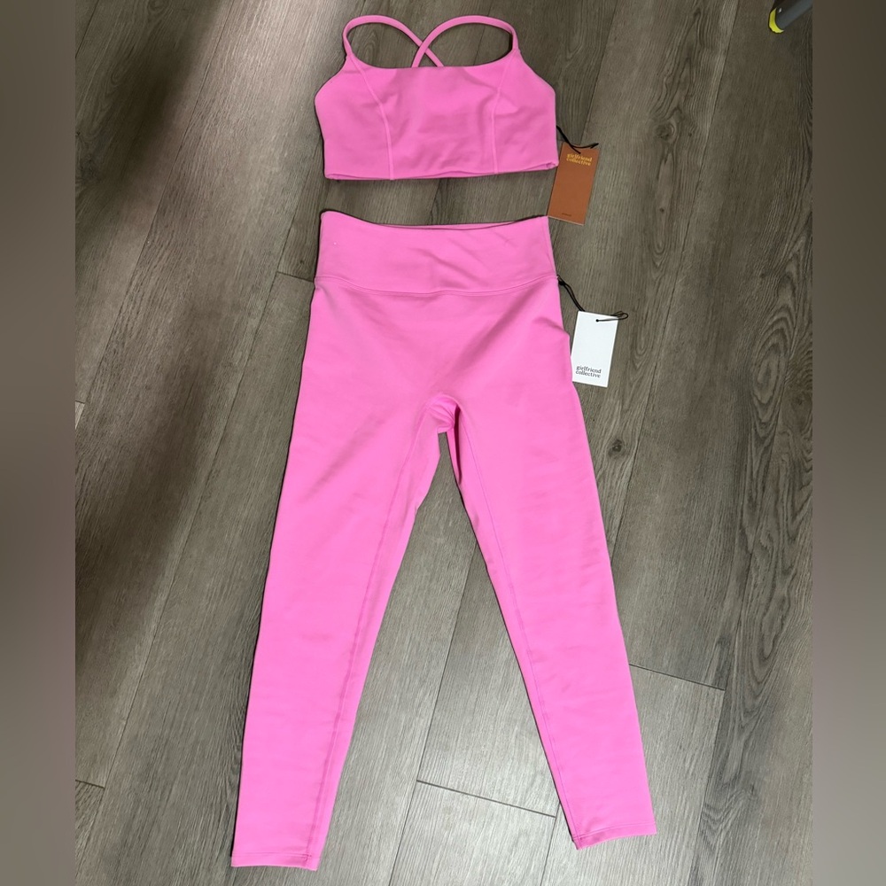 NWT Girlfriend collective workout set size M